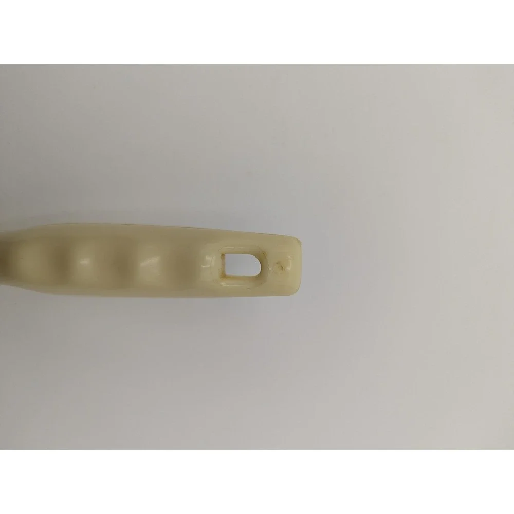 Vintage‎ Cream Nylon Slotted Spatula Turner Stainless Steel Handle Korea MCM